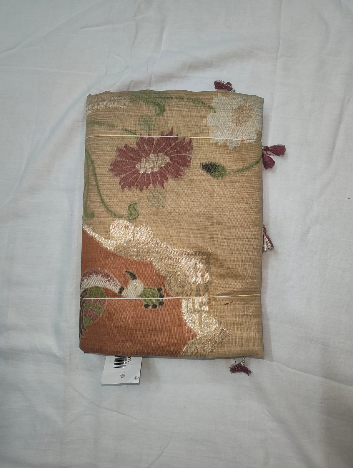 PREMIUM - LINEN JAMDHANI SAREE (VAJ2)