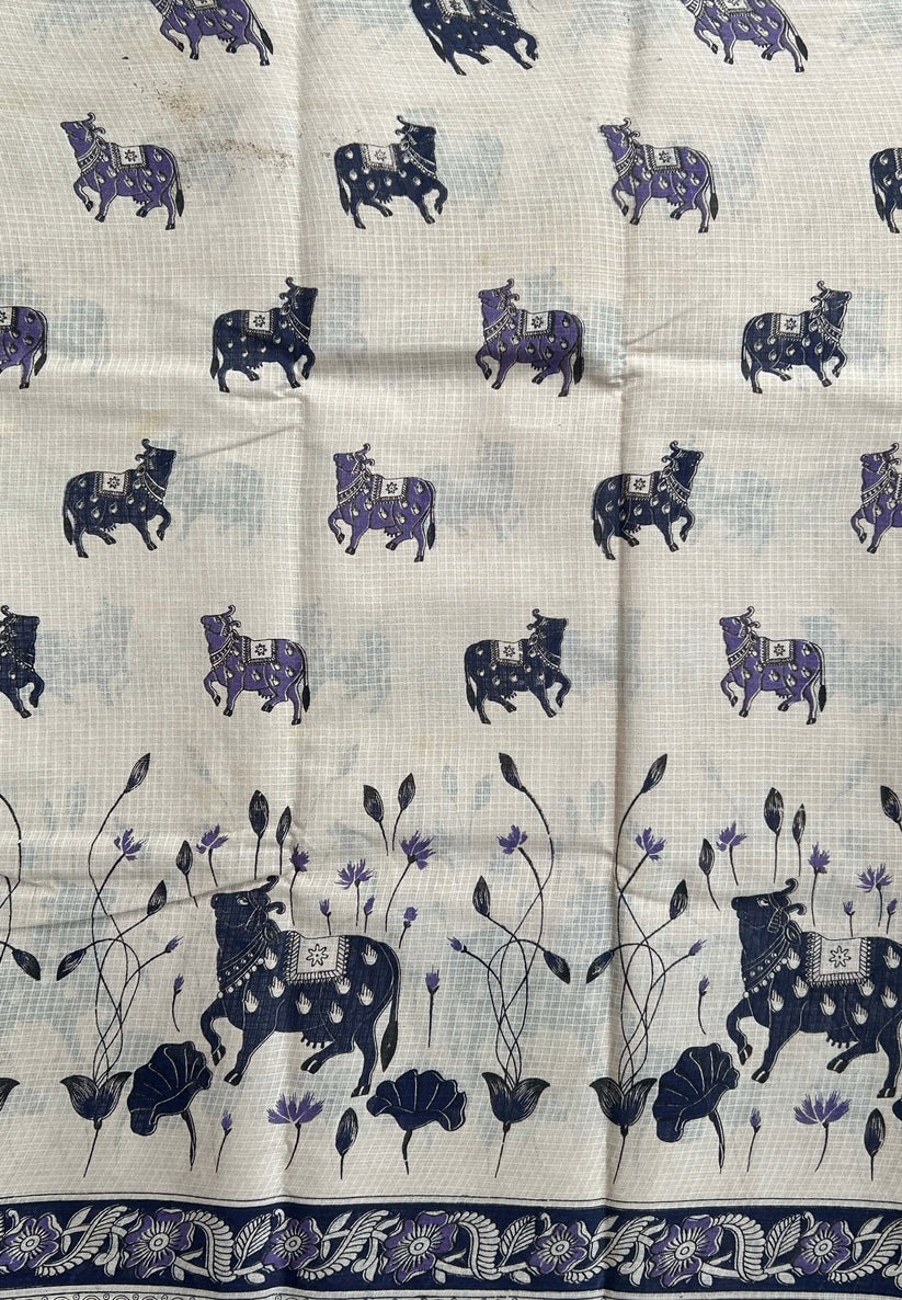 Kalmkari KOTACotton Saree