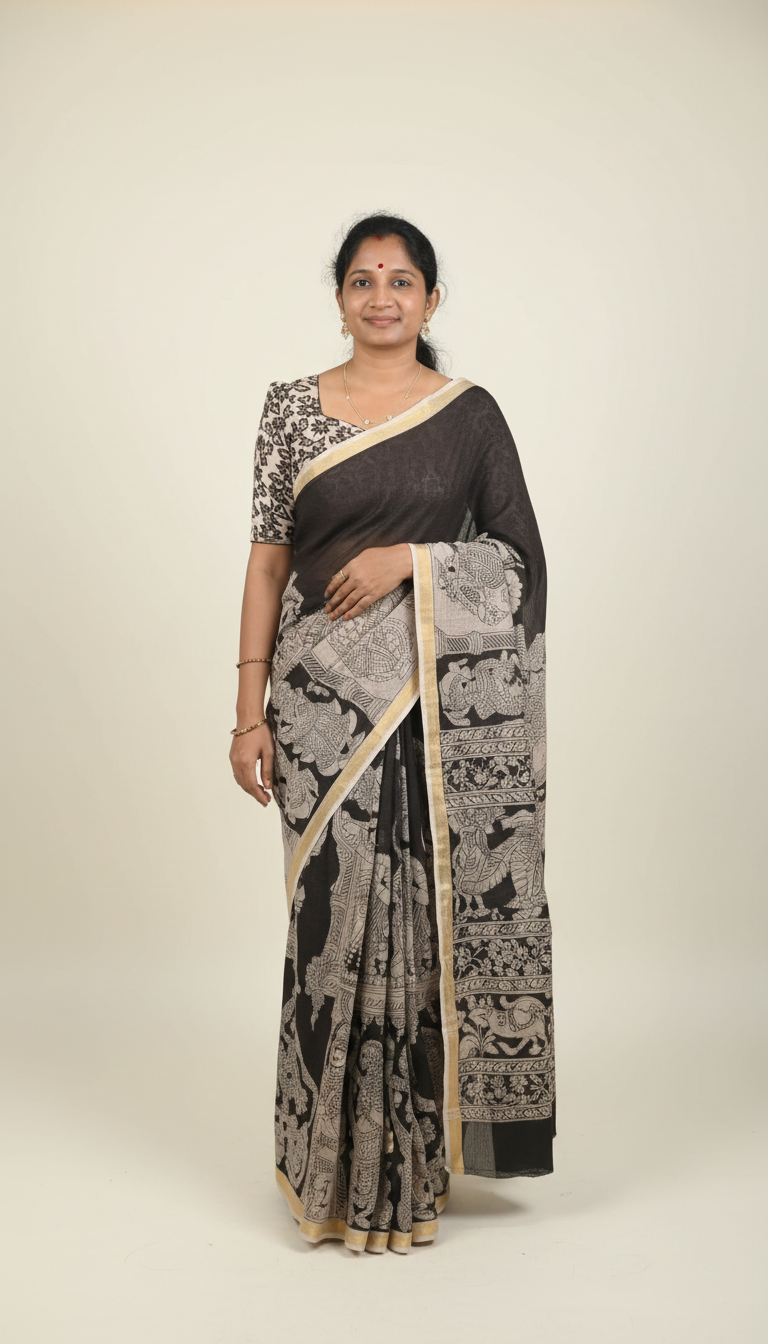 KALANKARI KOTA SAREE (VAK3)