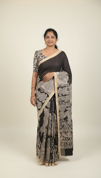 KALANKARI KOTA SAREE (VAK3)