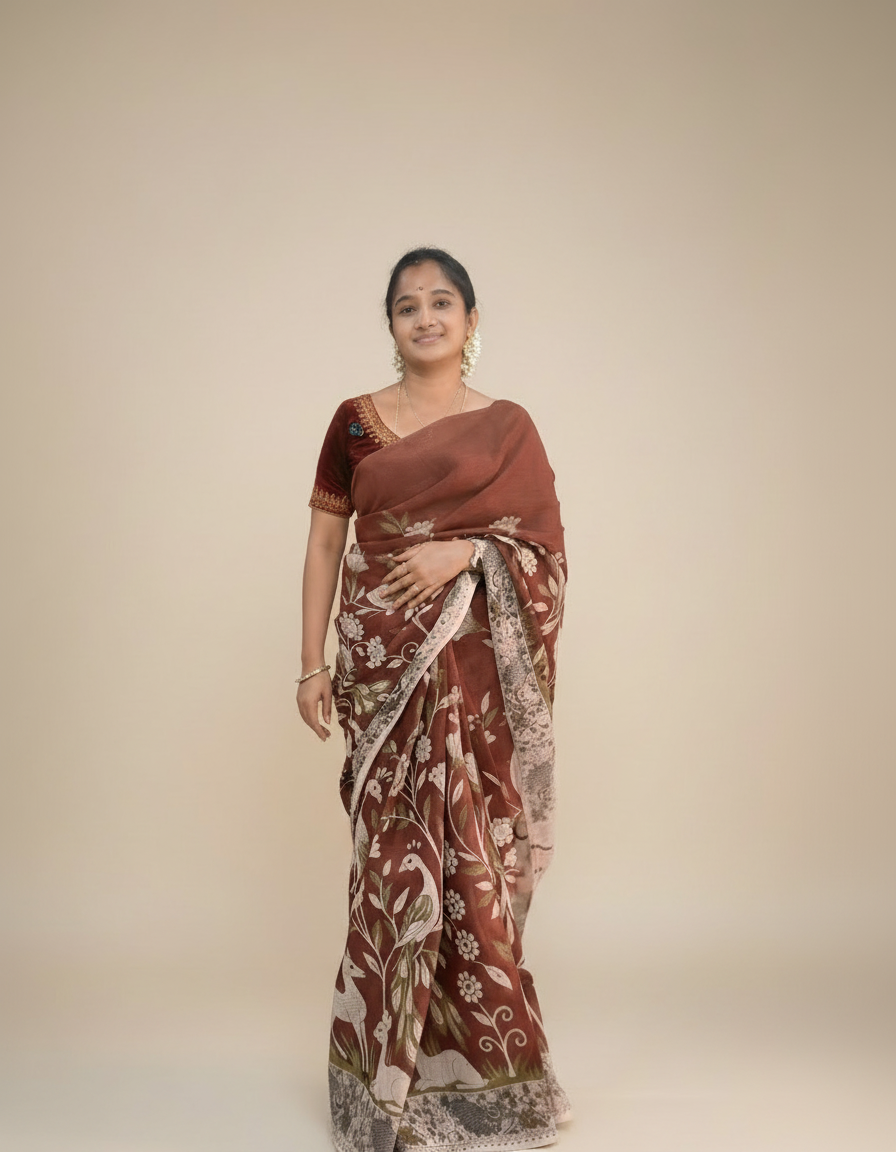 KALANKARI KOTA SAREE (VAK1)