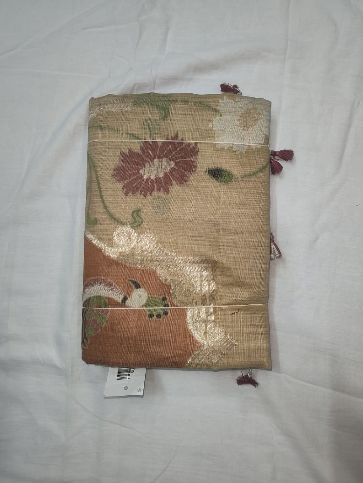 PREMIUM - LINEN JAMDHANI SAREE (VAJ2)
