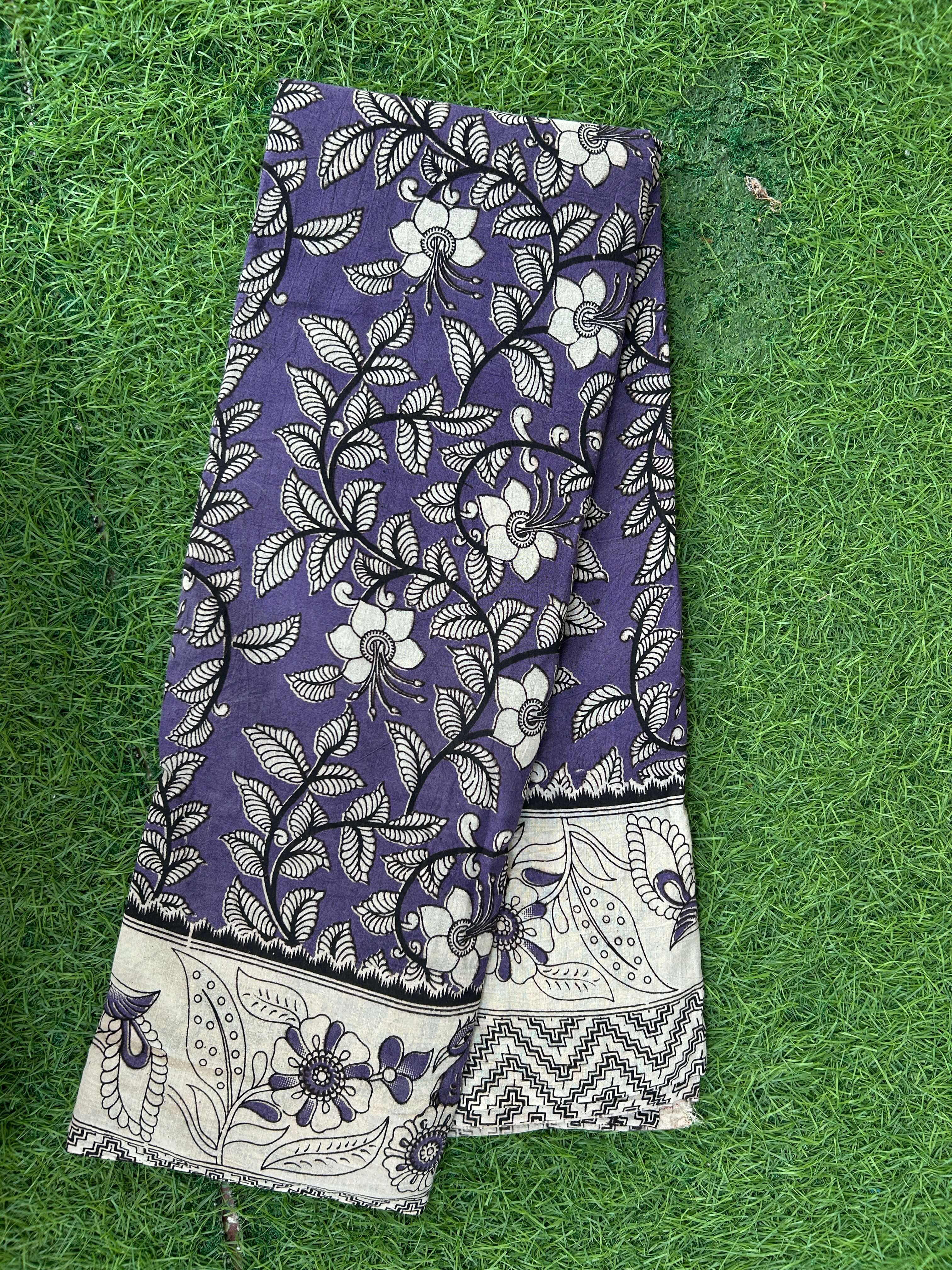 Kalmkari Soft Cotton Saree ( VA10 )