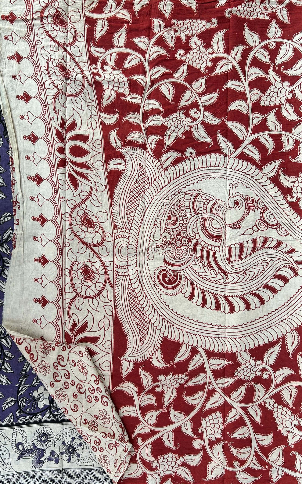 Kalmkari Soft Cotton Saree ( VA10 )