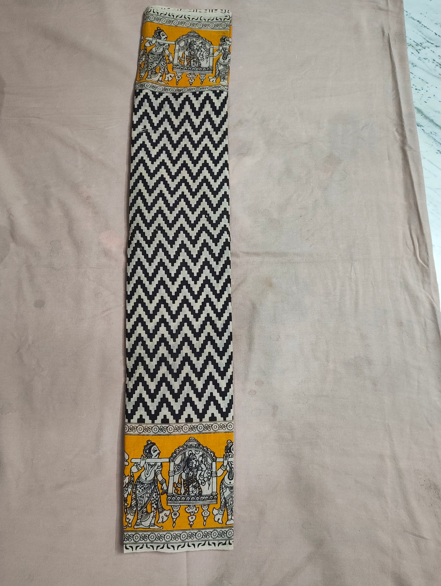 KALANKARI COTTON SAREE (VAC5)
