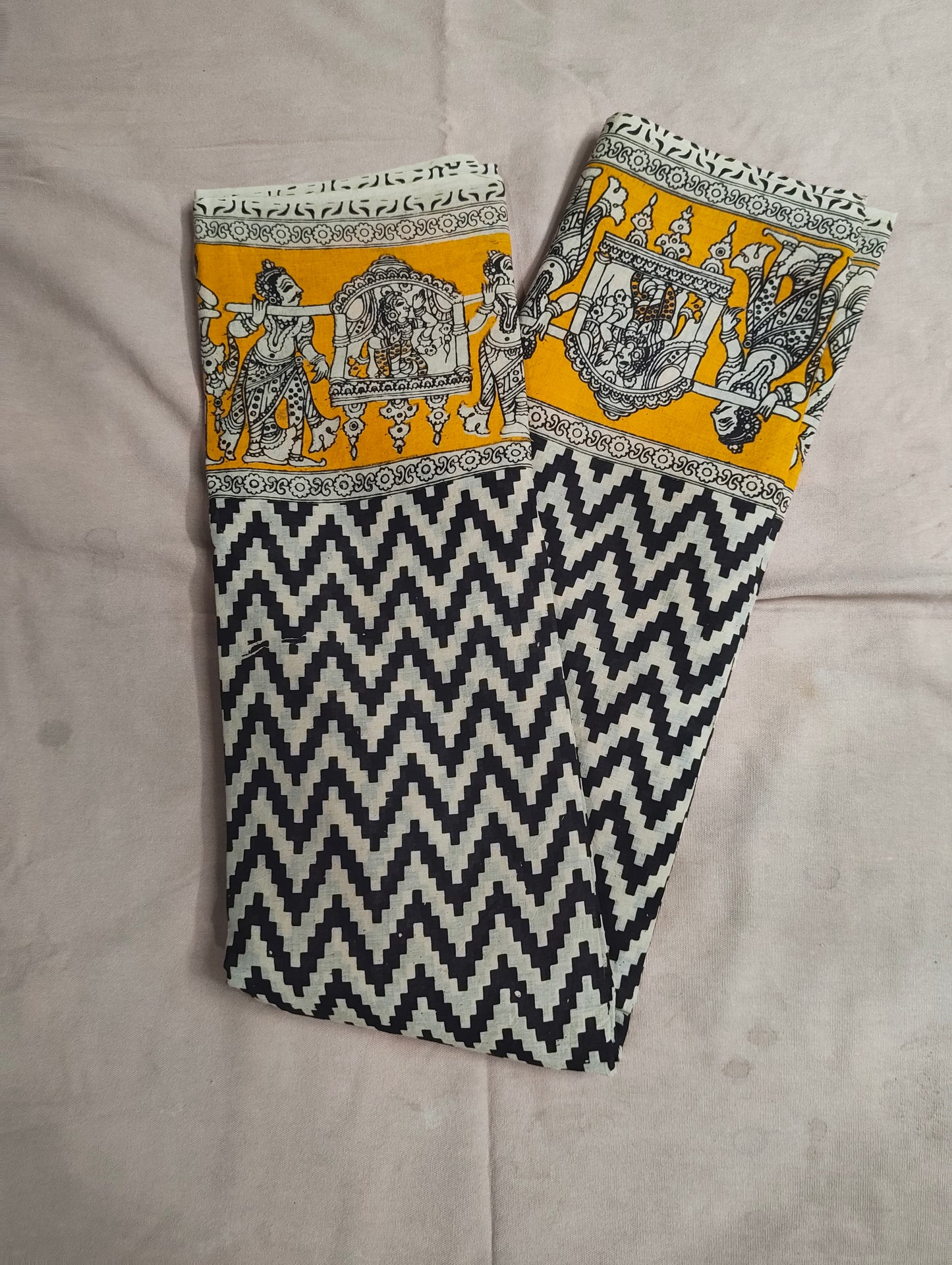 KALANKARI COTTON SAREE (VAC5)