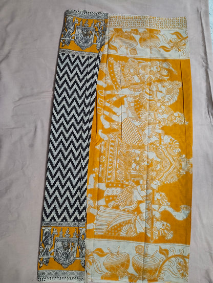 KALANKARI COTTON SAREE (VAC5)