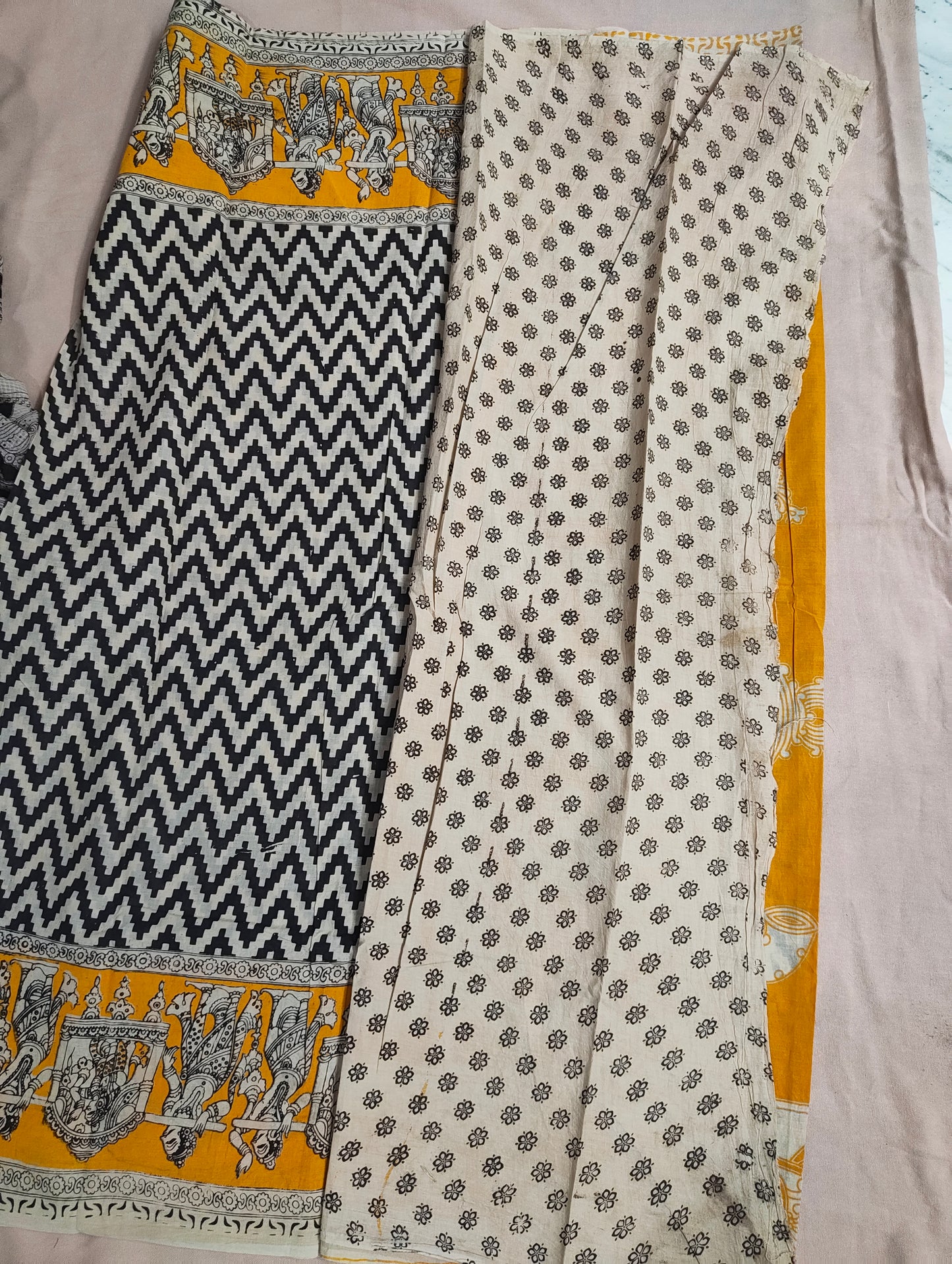 KALANKARI COTTON SAREE (VAC5)