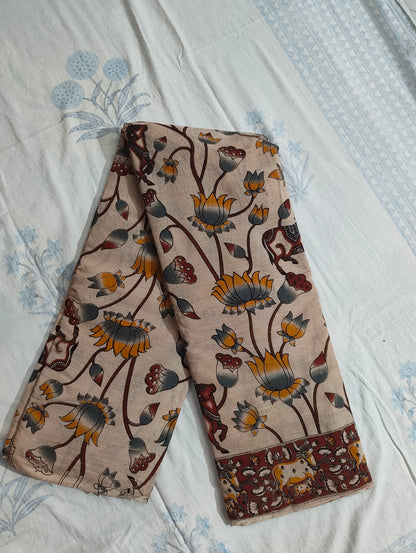 Kalmkari Soft Cotton Saree ( VA16 )