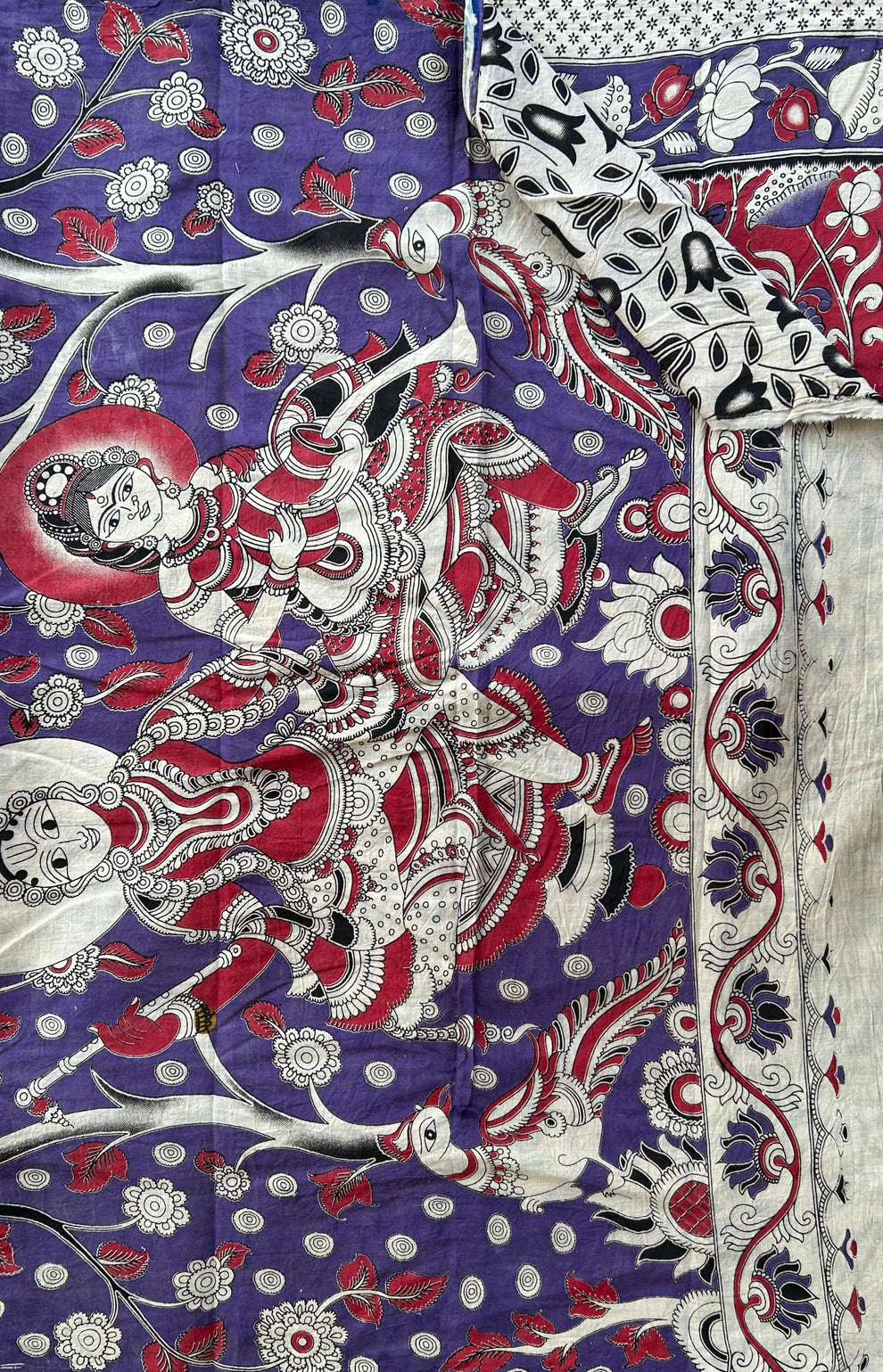 Kalmkari Soft Cotton Saree ( VA11 )