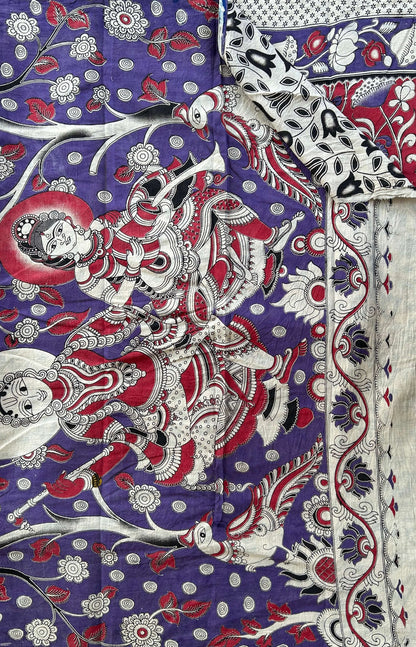 Kalmkari Soft Cotton Saree ( VA11 )