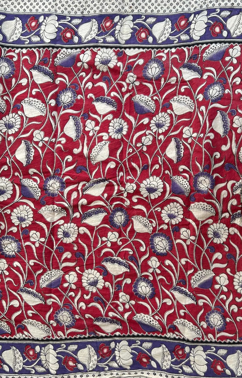 Kalmkari Soft Cotton Saree ( VA11 )