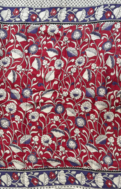 Kalmkari Soft Cotton Saree ( VA11 )
