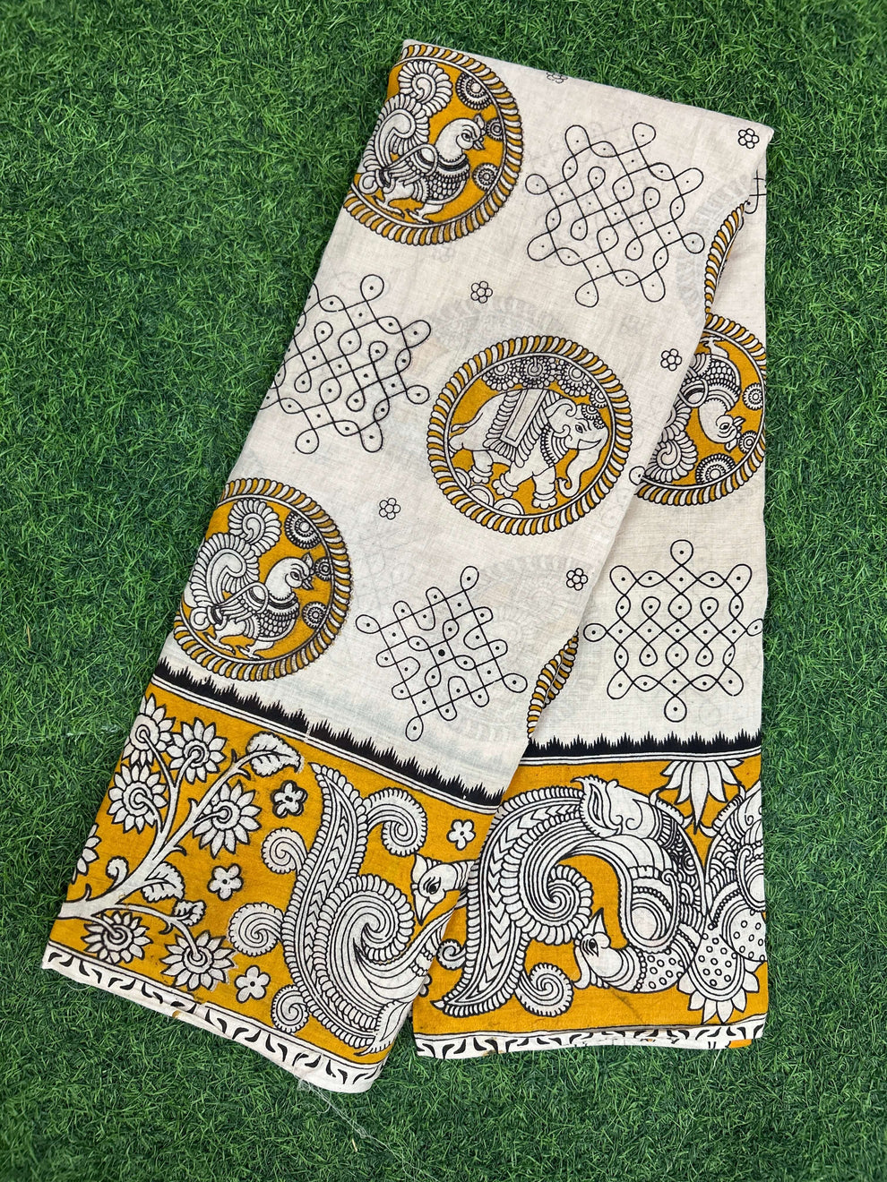 Kalmkari Soft Cotton Saree ( VA17 )