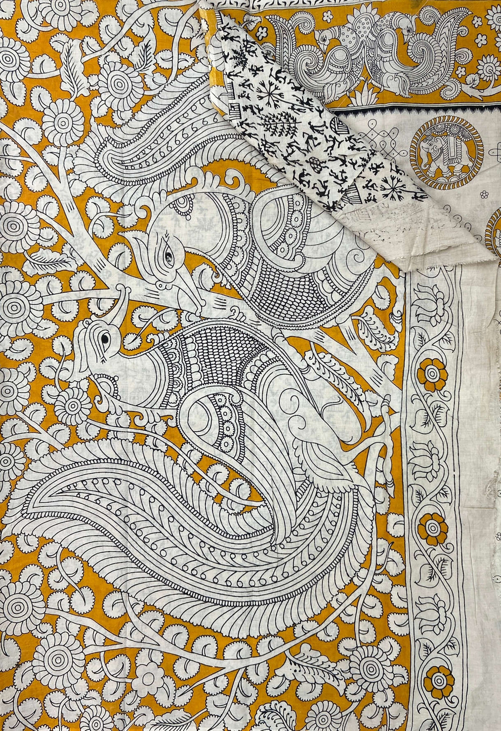 Kalmkari Soft Cotton Saree ( VA17 )