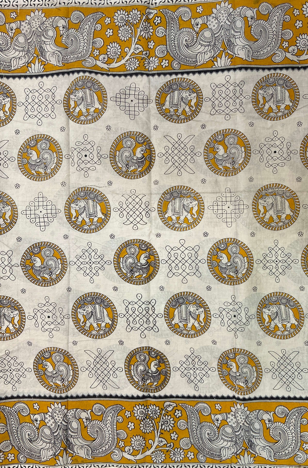 Kalmkari Soft Cotton Saree ( VA17 )