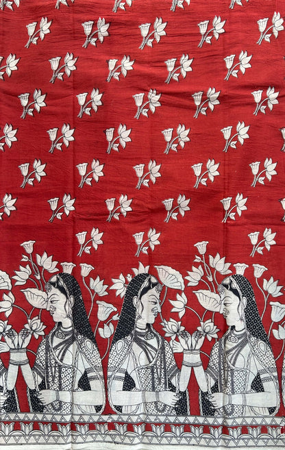 Kalmkari Soft Cotton Saree ( VA13 )