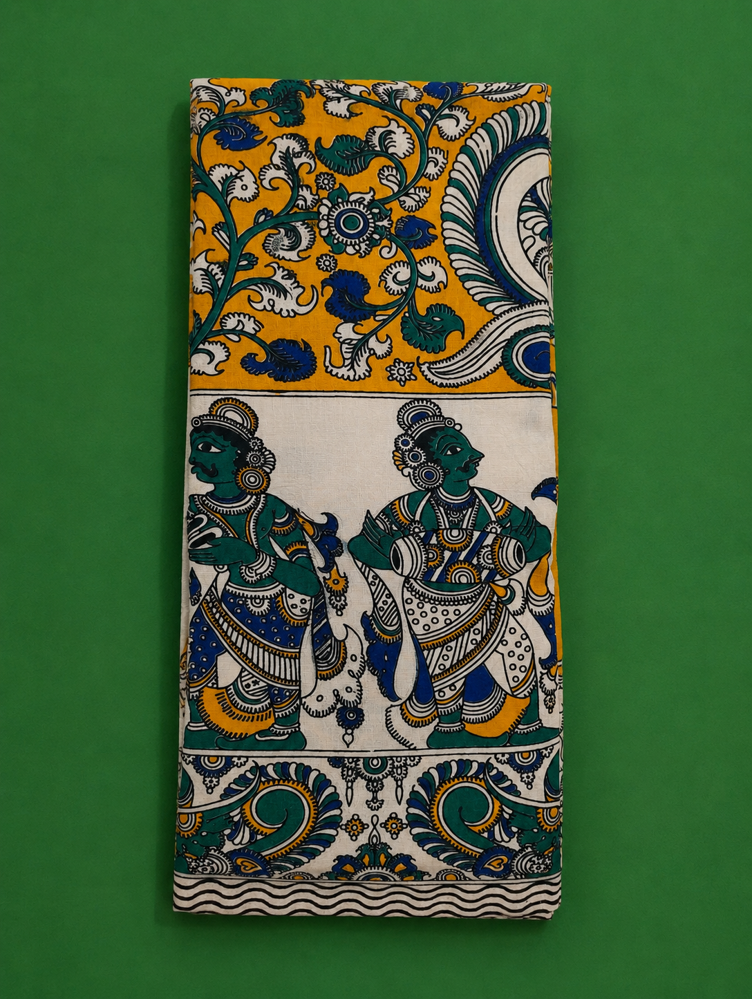 Kalmkari Soft Cotton Saree ( VA15 )