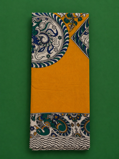 Kalmkari Soft Cotton Saree ( VA15 )