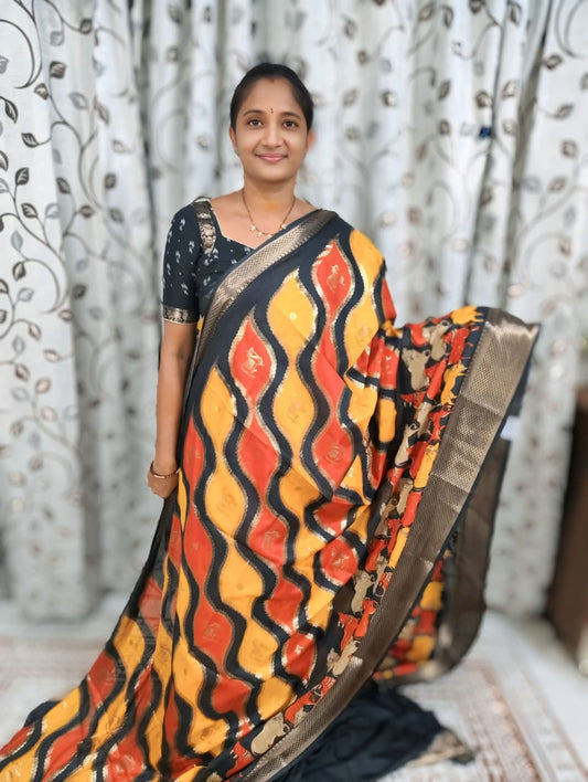 MARSHMALLOW SOFT SILK PRINTED SAREE