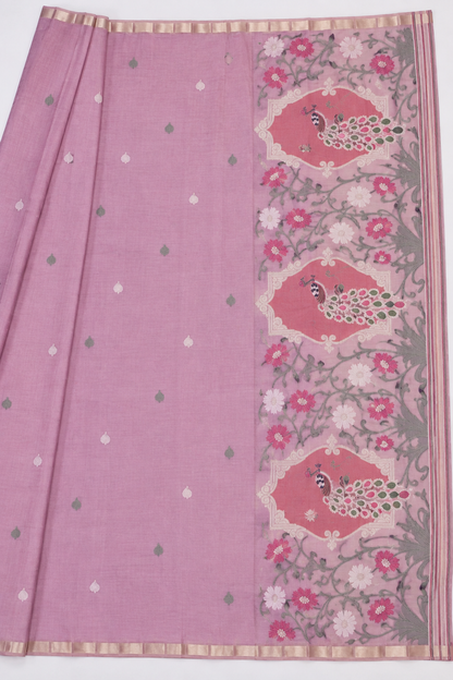 PREMIUM - LINEN JAMDHANI SAREE (VAJ)