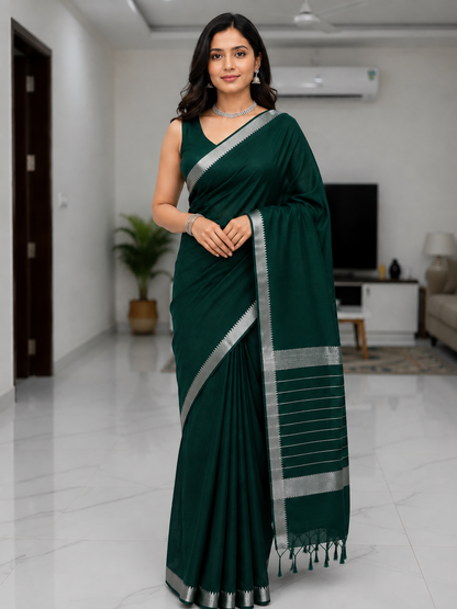 Mangalagiri Semi Pattu Saree (VAM3 )