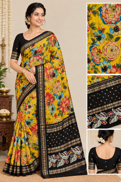 Ruby Soft Silk Saree (VAR1)