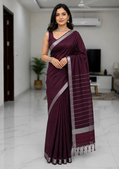 Mangalagiri Semi Pattu Saree (VAM5 )