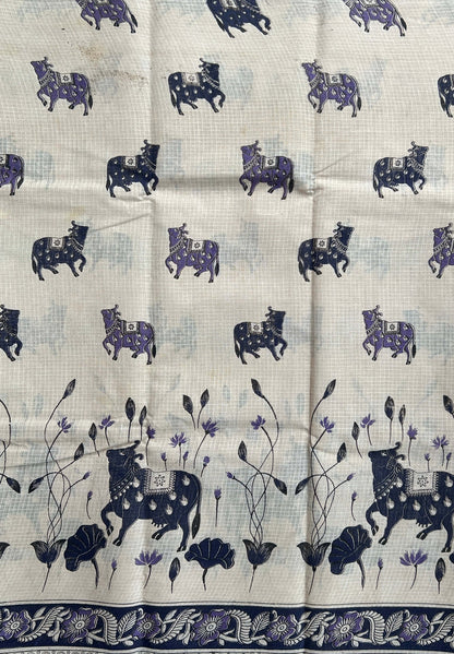 Kalmkari KOTACotton Saree