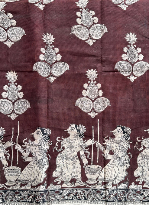 Kalmkari KOTACotton Saree