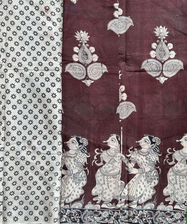 Kalmkari KOTACotton Saree