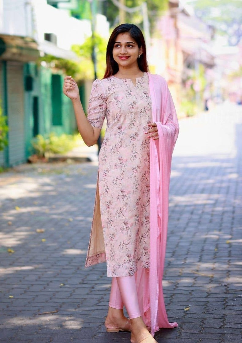 1223-PINK KURTI