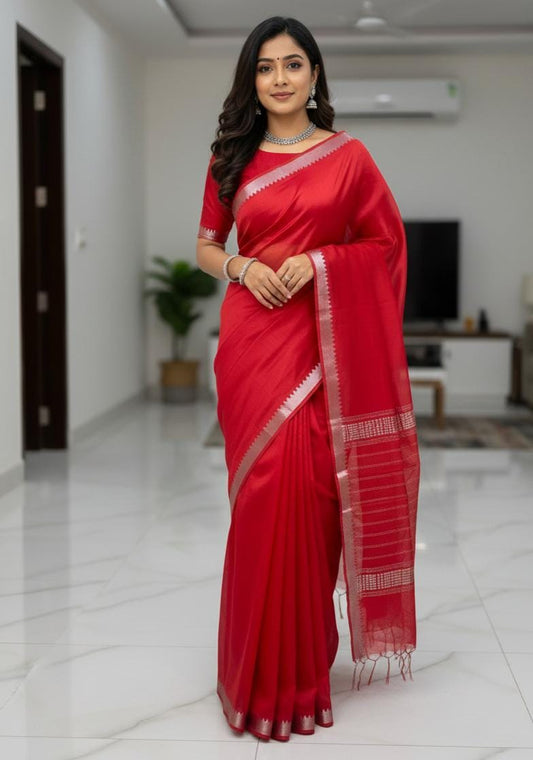 Mangalagiri Semi Pattu Saree (VAM1 )